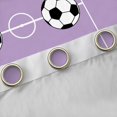 thumbnail image 4 of Erosebridal Ball Sport Games Curtains Pack of 2 (42x84 Each),Cartoon Football Soccer Pattern Curtains Blackout For Kids Boys, 4 of 7