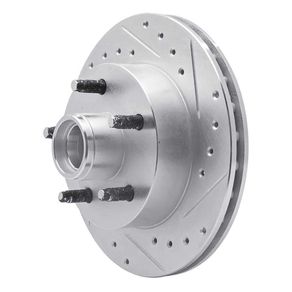 Dynamic Friction Company 631-54110R DFC Brake Rotor - Drilled And Slotted - Silver