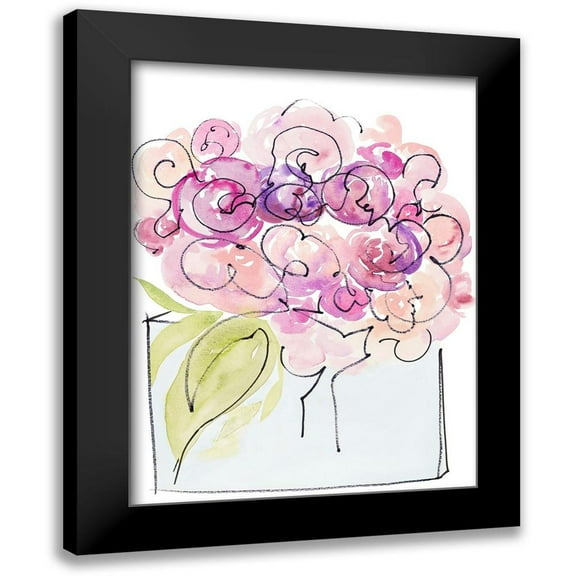 James, Nola 12x14 Black Modern Framed Museum Art Print Titled - In the Moment