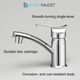 thumbnail image 2 of Dura Faucet DFPL200CP Single Lever Centerset Rv Lavatory, 2 of 8