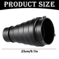 thumbnail image 2 of ZTTD 1Pc Aluminium Alloy Conical Studio Snoot Kit for Moonlights Flash Speedlight Photography Light, 2 of 2
