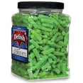 thumbnail image 3 of Sour Apple Green Licorice Bits by Its Delish, 2.5 LBS 40 Oz Jumbo Container Jar  Original Style Chewy Sour Green Apple Candy Twists  Great Gifts Party Sweets  Made in USA, Vegan, Kosher, 3 of 5