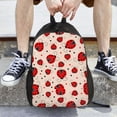 thumbnail image 6 of Rocae Red Ladybug print Computer bag with separate compartment, suitable for 15 inch laptop backpack, gift for men and women, 6 of 8