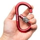 thumbnail image 5 of Mosquetón de seguridad de escalada en roca Macarena Clip de hebilla de aluminio 25KN Puerta de rosca roja, 5 of 8