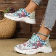 thumbnail image 6 of AUDeals Women Travel Walking Shoes - Lightweight Breathable Mesh Sneakers for Casual Trips and Everyday Motion (Wine, 8.5), 6 of 8
