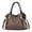 B, variant on Large Capacity Trendy Print Shoulder Bag for Women Vegan Leather Long Top Handle Tote Bag Handbag
