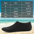 thumbnail image 2 of Women's Men's Outdoor Beach Swimming Socks Quick-Dry Barefoot Shoes Surfing Yoga Pool Exercise, Black/XL, 2 of 8