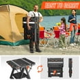 thumbnail image 4 of LARBANKE Heavy-Duty 2-in-1 Folding Workbench 31x25x32in Waterproof, Adjustable Height w/4 Clamps & Blocks | Garage & Outdoor Work Table, 4 of 7