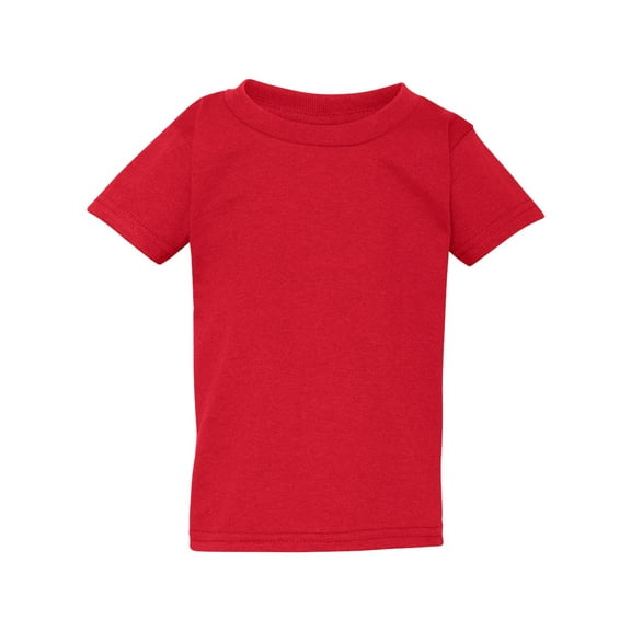 Heavy Cotton Toddler T-Shirt, 5T, Red