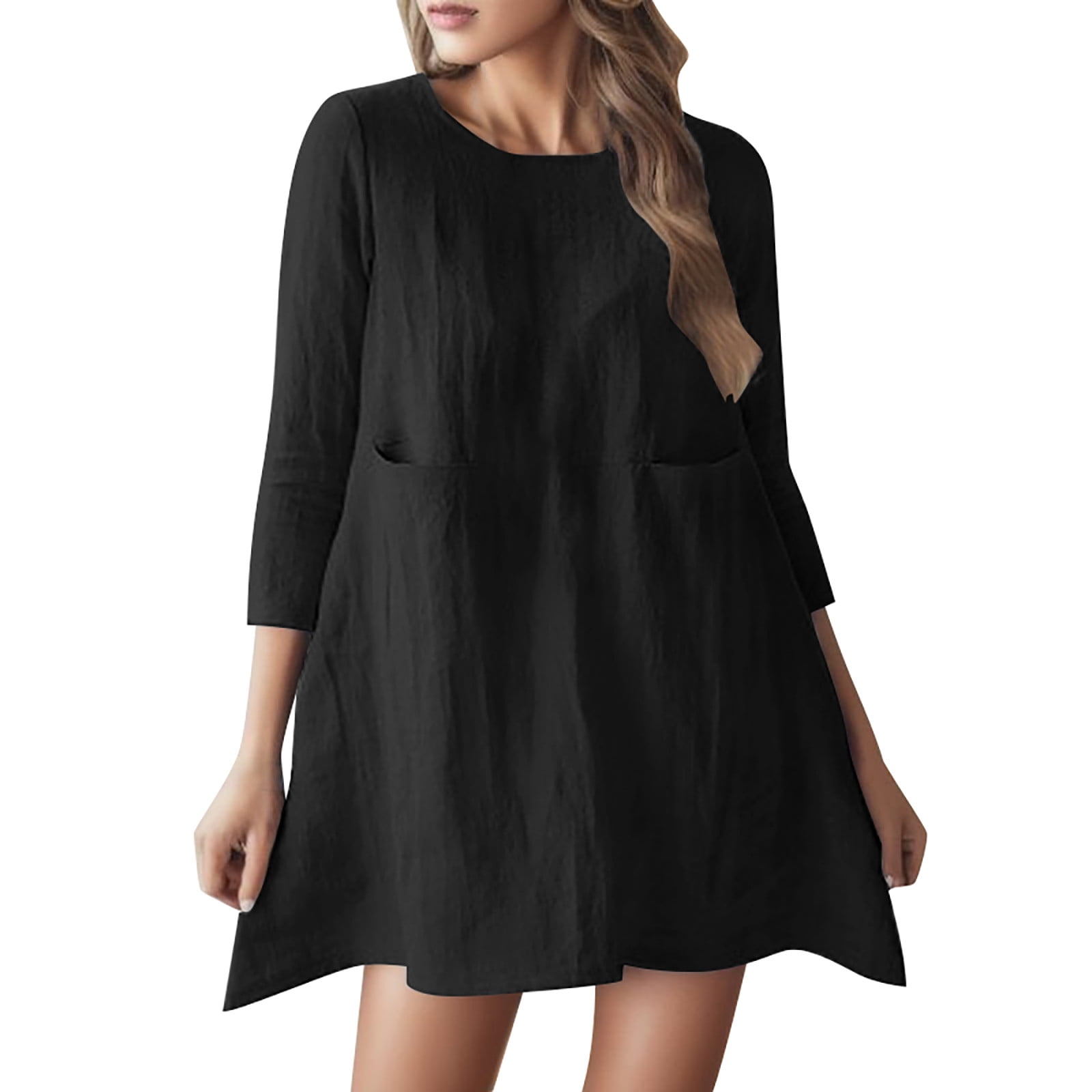 Black rayon dress best sale