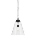 thumbnail image 2 of 52662BKCLR Kichler Lighting Marsailli - 1 Light Pendant-19.75 Inch Tall and 15.75 Inch Wide-Black Finish-Clear Glass Color, 2 of 5