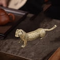 thumbnail image 1 of Mini estatua de comadreja de latón, mascota de té, estatuilla versátil, mini escultura de animal, figura de comadreja para mesa, decoración del hogar,, 1 of 10