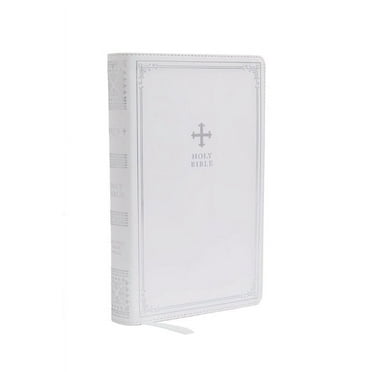 Nrsv, Catholic Bible, Gift Edition, Leathersoft, White, Comfort Print: Holy Bible, (Hardcover)