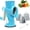 Dark Blue, variant on Rotary Cheese Grater with Handle-Versatile Cheese Grater Non-Slip Suction Base,Cheese Shredder & Food Slicer for Cheese,Carrots, Cucumbers,Nuts-Compact & Easy Clean Kitchen Kitchen Tool (blue)