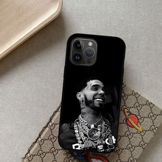 A-Anuel AA Rappers Phone Case For iPhone 15 14 13 12 11 X XR XS XSMAX 8 7 Plus Mini Pro Max Soft Black Phone Cover z2 for iphone11ProMax(6.5")