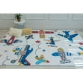 thumbnail image 5 of Rug Branch Kids Airplane Soft Playmat Cream  Indoor Soft Area Rug - 5x7, 5 of 8