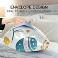 thumbnail image 4 of Yayeee Pillowcase Standard Size Set of 2 Satin Wrinkle Resistant Pillow Case, Cute Easter Eggs, 4 of 8