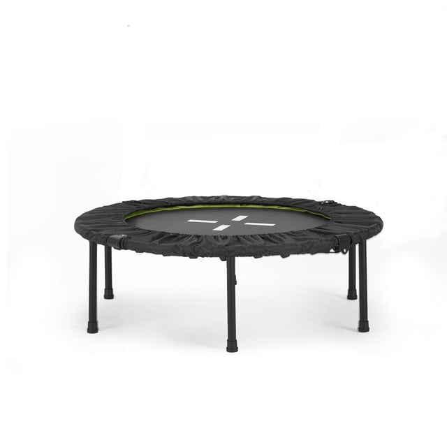 Trampoline de Rebond de 48 Po avec Poignée, Bungee Silencieux, Cadre en Acier Pliable