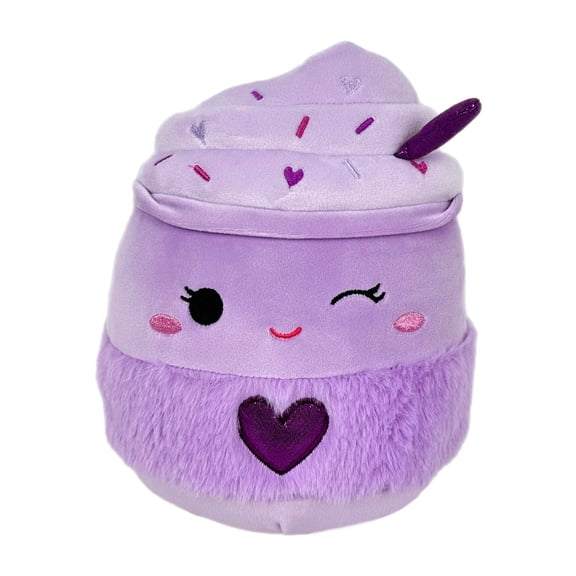 Squishmallows 2026 Valentine Squad 8" Tracie the Latte Drinks Plush Doll Toy