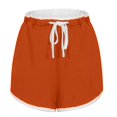 thumbnail image 3 of OSFVNOXV 3 Pack Sleep Shorts Women Elastic Waist Solid Color Drawstring Athletic Casual Loose Yoga Lounge Shorts Mothers Birthday Gifts, 3 of 4