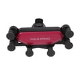 thumbnail image 1 of EeaseCA Car Phone Holder Air Outlet Snap Type Gravity Sensor Mobile Phone Holder Navigation Car Bracket 7-point Support (Red), 1 of 7