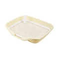 thumbnail image 2 of TOOYFUL Dog Potty Tray, Reusable Puppy Toilet, Sturdy Pee Mesh Training Tray,Pet Training,Toilet Pee Pad Holder, for Dogs Yellow, 2 of 9