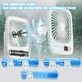 thumbnail image 5 of Portable Wall/Magnetic/Standing Fan with 3D Wind Supply, USB Rechargeable, Multiple Speeds, Multi-Use for Travel, Home, Office, and Bedroom, 5 of 5