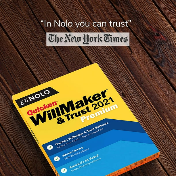 Nolo Quicken WillMaker & Trust 2021 Premium Windows and Mac