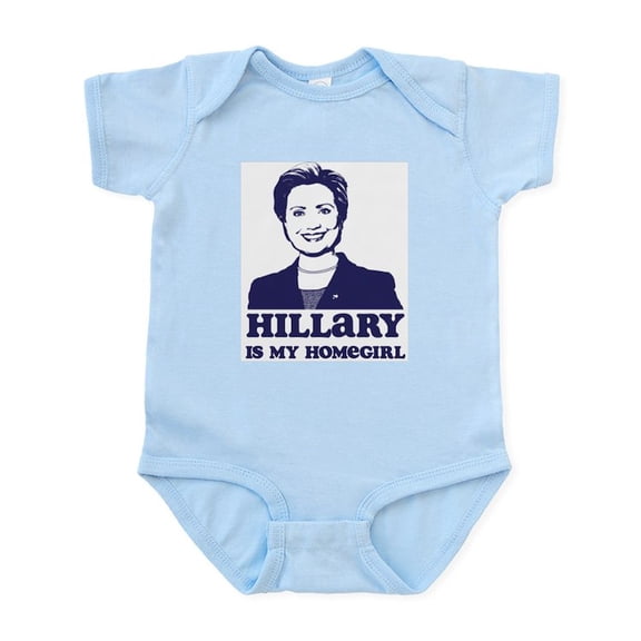 CafePress - Hillary Is My Homegirl Infant Bodysuit - Baby Light Bodysuit, Size Newborn - 24 Months