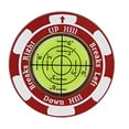 thumbnail image 3 of Colaxi Golf Putting Green , Round Bubble Level, Alignment Tool High Precision Stylish Ball Mark Golf Putting Aid Red, 3 of 8
