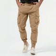 thumbnail image 2 of LIUJUNSHOP Casual Men's Cargo Pants Men's Cargo Pants Work Trousers with Multiple Tooling Pockets for Outdoor, 2 of 7