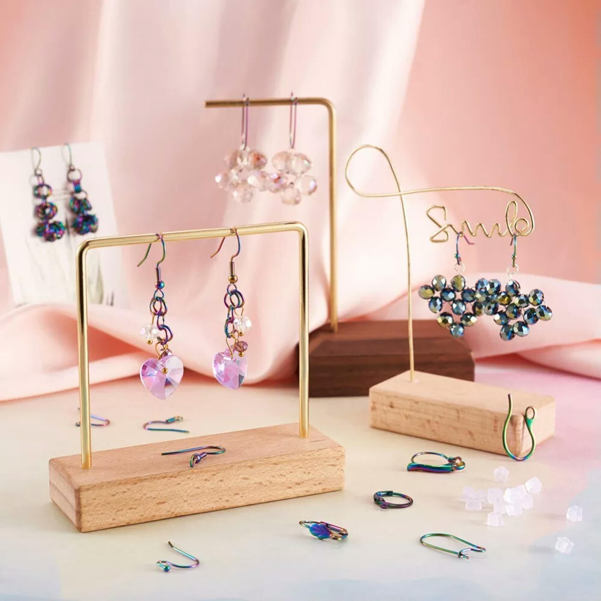 U8MO 1 Box Rainbow Color Leverback Earring Hoop Earring Hooks DIY Jewelry Making Kits