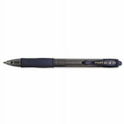 Pilot G2 Roller Ball Retractable Gel Pen, Navy Ink, Fine, Dozen , Each