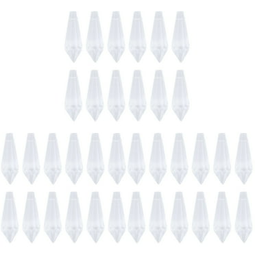 36 Pcs Household Decor Crystal Beads Chandelier Pendants Chandeliers Prisms Light Decorations for Home