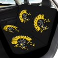 thumbnail image 4 of Pzuqiu Car Seat Covers Full Set Full Backrest Polyester, Compatible with Auto Seats Automotive Seats, for Trucks Cars, Sunflower Sunshine, 4 of 10