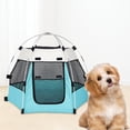 thumbnail image 3 of Portable Pet Tent Cat Mesh Kennel Kitten Puppy Delivery Room Playpen Detachable, 3 of 5