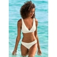 thumbnail image 3 of LASCANA Women's Lace Textured Bikini Swimsuit Bottom Lace Overlay, 3 of 6
