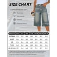 thumbnail image 3 of EMMIOL Women's High Waisted Baggy Denim Bermuda Shorts - Y2K Wide Leg Casual Trendy Streetwear Summer Shorts, 3 of 7