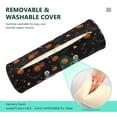 thumbnail image 4 of Cylindrical Pillow Decorative Neck Roll Pillow with Removable Washable Cover Roll Pillow for Knee Leg Neck Skeleton Carrying Pumpkin, 4 of 7