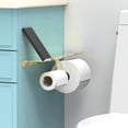 thumbnail image 6 of AmeriLuck Brushed Gold Double Toilet Paper Holder with Phone Shelf, Easy Load for 2 Mega Rolls & Wet Wipes, Stainless Steel Construction, Rustproof, 6 of 6