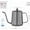 Black 20 oz, variant on Easyworkz Gage Gooseneck Pour Over Coffee Kettle 20 oz with Thermometer Stainless Steel Hand Drip Coffee Pot With Long Narrow Spout