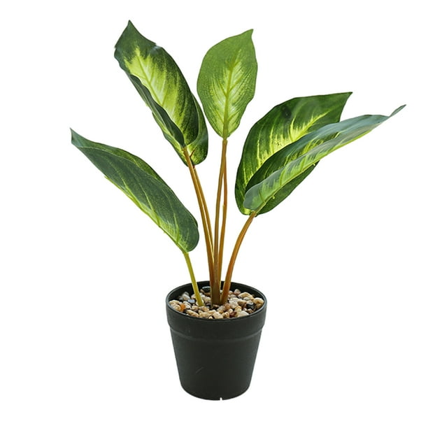 Decoración de plantas en macetas de tortuga Bearachild Plantas artificiales ecológicas bajo mantenimiento JH5476