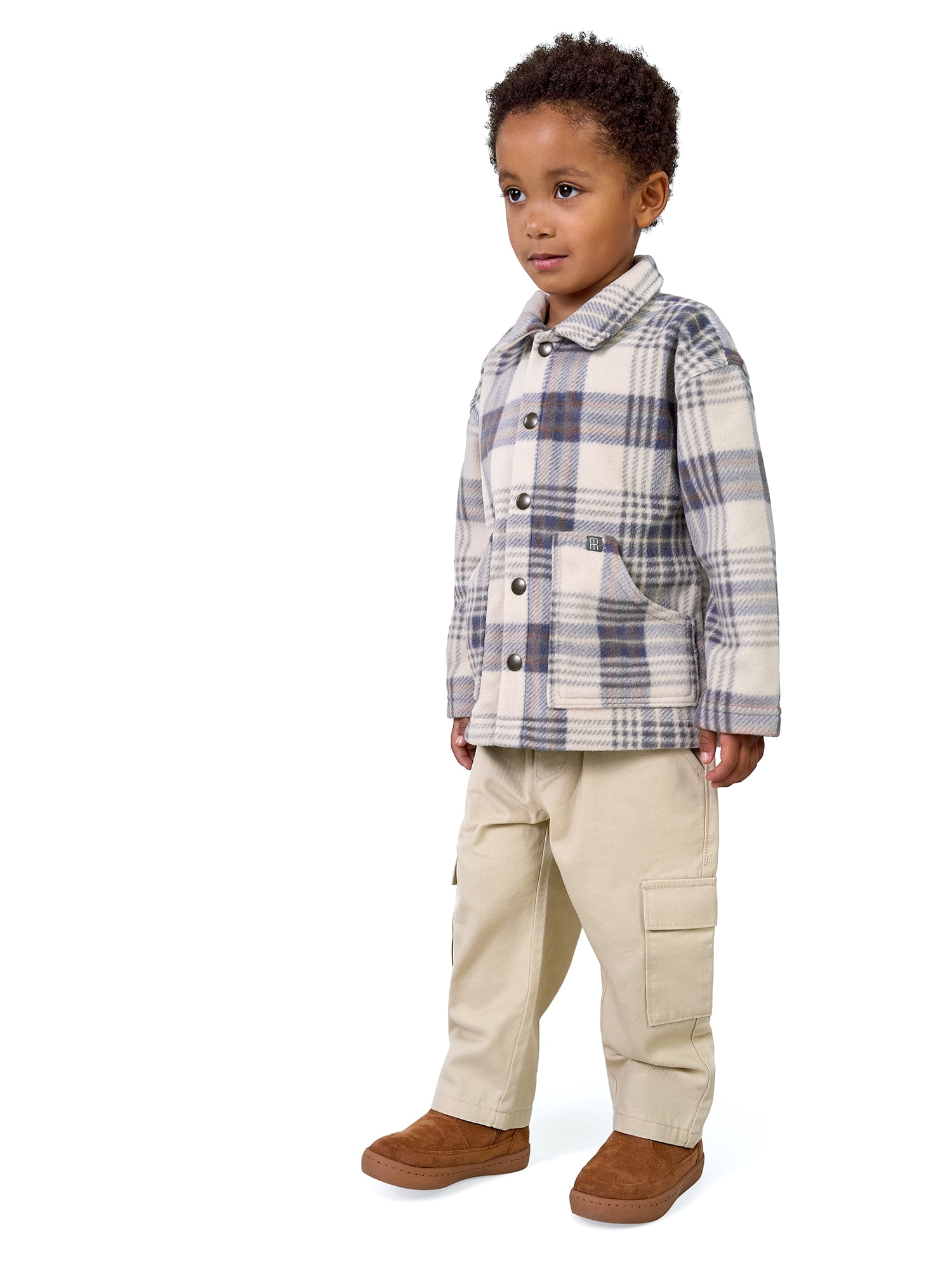 Modern Moments by Gerber Baby and Toddler Boy Shacket, Sizes 0/3 Months - 5T