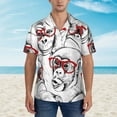 thumbnail image 4 of JUNZAN Monkey Pattern Hawaiian Shirt for Men,Summer Beach Casual Short Sleeve Button Down Shirts-Large, 4 of 9