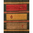 thumbnail image 1 of Ahgly Company Indoor Rectangle Abstract Saffron Red Abstract Area Rugs, 6' x 9', 1 of 6