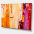 thumbnail image 3 of Designart ' Grunge Brown Abstract ' Modern Canvas Wall Art Print, 3 of 4