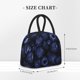 thumbnail image 2 of Fotbe Blue-Purple Raspberries Bolsa de Almuerzo con Estampado, Lonchera Aislada, Contenedor de Comida Reutilizable Tipo Cooler a Prueba de Fugas, 2 of 6