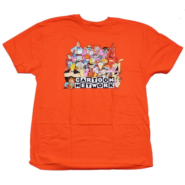 Cartoon Network Mens T-Shirt - Giant Group Of Characters over Logo (XX-Large) Cartoon Network Mens T-Shirt - Giant Group Of Characters over Logo (XX-Large)