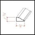 thumbnail image 7 of Panel Moulding EWPM11, 7/16" x 7/8", Red Oak, 95", 7 of 7