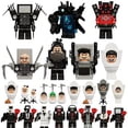 thumbnail image 2 of Skibidi Toilet Action Figures Titan Cameraman Man Titan Speakerman Titan TV Man Toilet Man G Man Toilet Man Doctor Juguetes De Bloque De Construcción Para Niño, 2 of 4